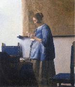 Johannes Vermeer Woman Reading a Letter oil painting reproduction
